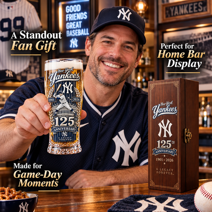 🏆 Let’s Go Tribe! 125th Anniversary Commemorative Pint Glass