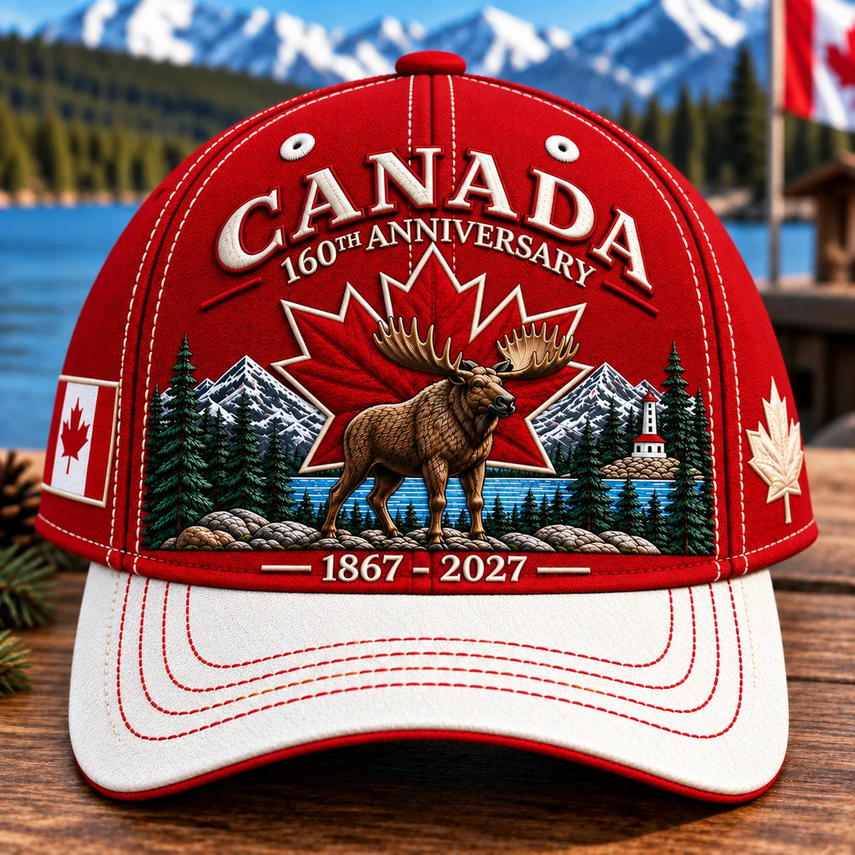 💝LAST DAY 70% OFF - 🍁🇨🇦 Canada 1867–2027 Legacy Cap – 160th Anniversary Embroidered Collector Edition