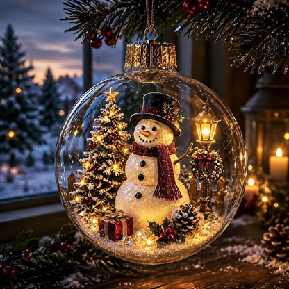 🎁Glowing Christmas Diorama Ornament