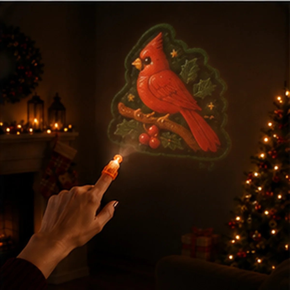 Christmas Finger Projector Lights – Mini Pattern Projector