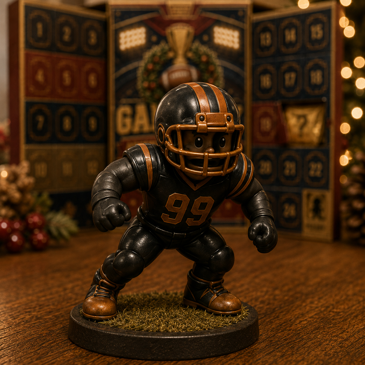 🏈 Game Day Football Advent Calendar 2026 – 24 Collectible Surprises & Hidden Golden Champion