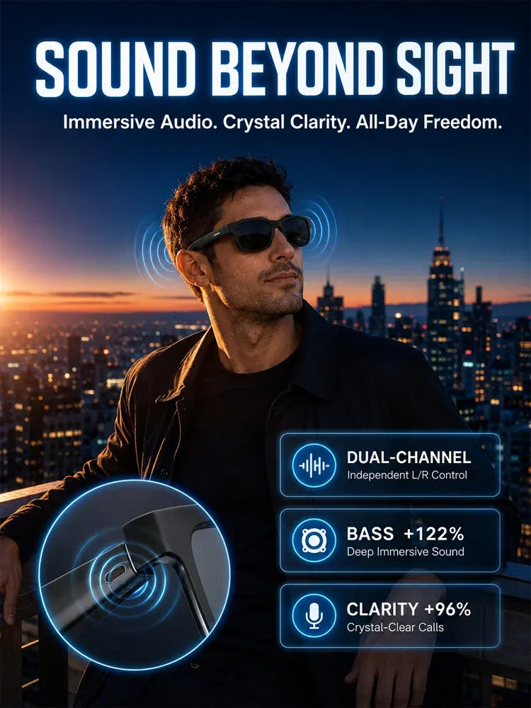 AI Smart Bluetooth Glasses🕶️