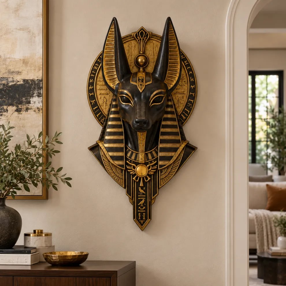 ☀️Anubis Guardian Wall Light – ANCIENT PRESENCE. MODERN GLOW