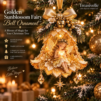 ⏳ Last Day 49% OFF – 🧚 Enchanted Fairy Bell Christmas Ornament™ | 7 Light-Up Floral Designs with Warm LED Glow & Crystal Charms ✨