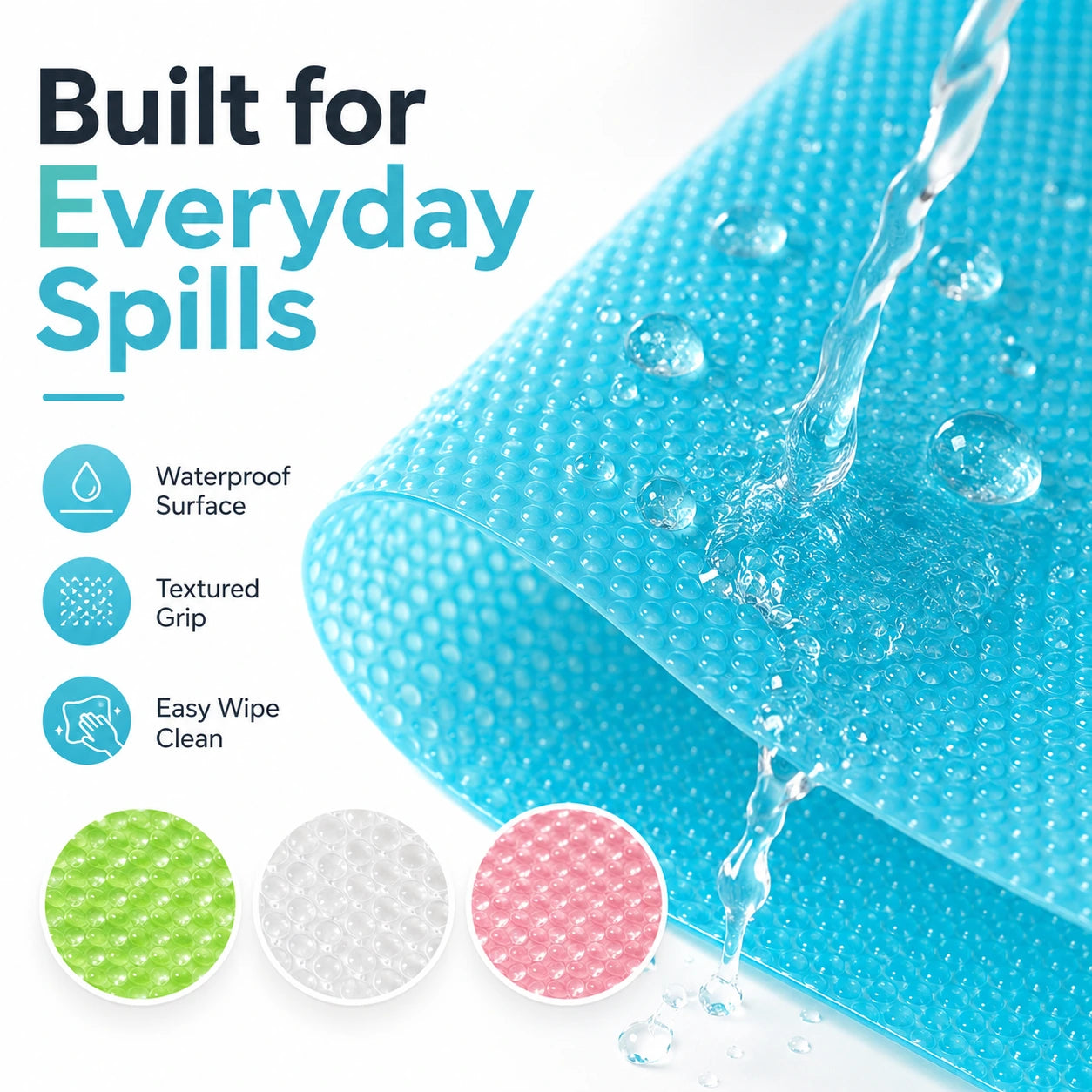 💧🧊 Waterproof Fridge Shelf Liners – Anti-Slip, Washable & Easy Cut-to-Fit Protection