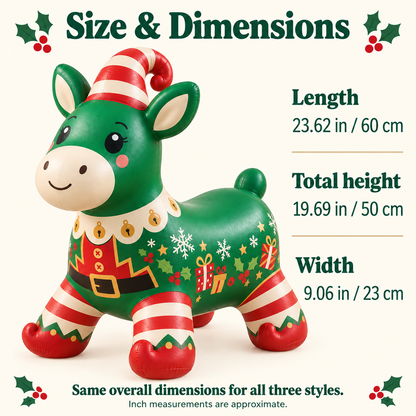 🎄 Christmas Animal Hopper – A Bouncy Ride-On Gift for Kids 🎁