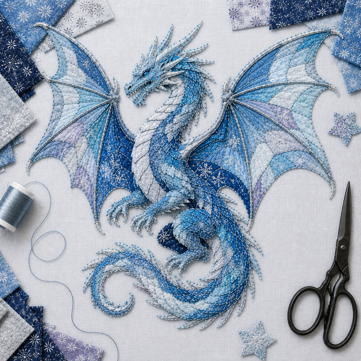 🔥Buy 2 Get 1 Free🔥Legendary Creatures DIY Patchwork Art Kit🔥50% Off Last Day🔥