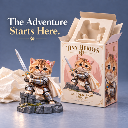 ⚔️ Brave Paws – Fantasy Animal Figurines