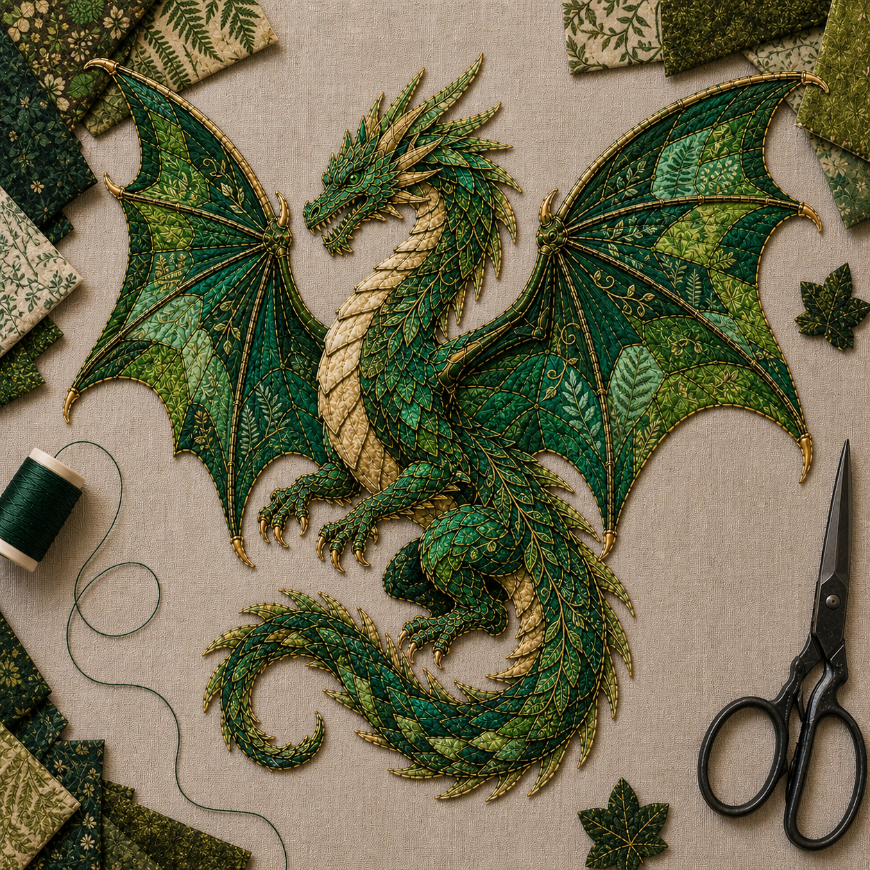 🔥Buy 2 Get 1 Free🔥Legendary Creatures DIY Patchwork Art Kit🔥50% Off Last Day🔥