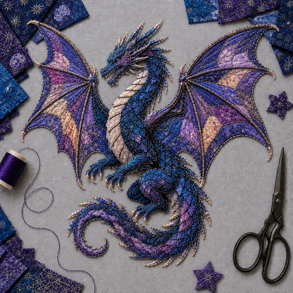 🔥Buy 2 Get 1 Free🔥Legendary Creatures DIY Patchwork Art Kit🔥50% Off Last Day🔥