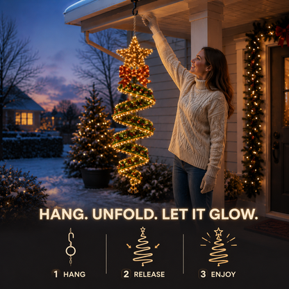 🎄Christmas Magic Spiral Hanging LED Light Collection