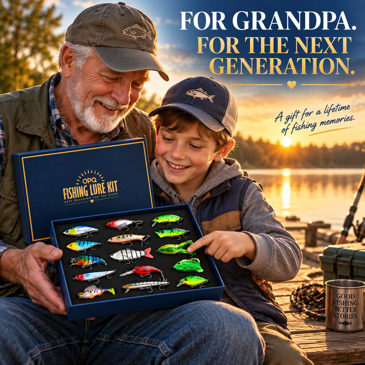 Overview of lure styles in the fifteen-piece selection