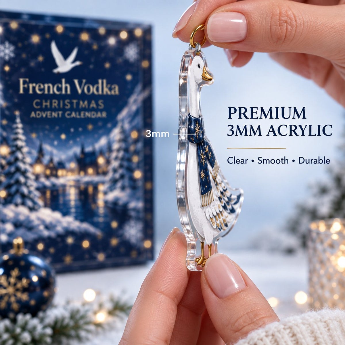 30th Anniversary Winter Blue Swan Advent Calendar | 24-Day Luxury Countdown Gift Box 🦢✨
