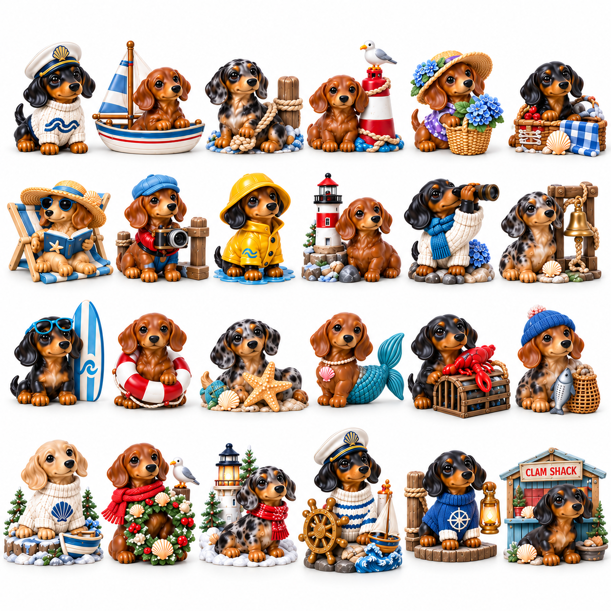 24 Days by the Sea — Dachshund Coastal Heritage Advent Calendar 2026