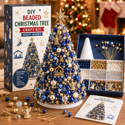🎄 DIY Beaded Christmas Tree Craft Kit