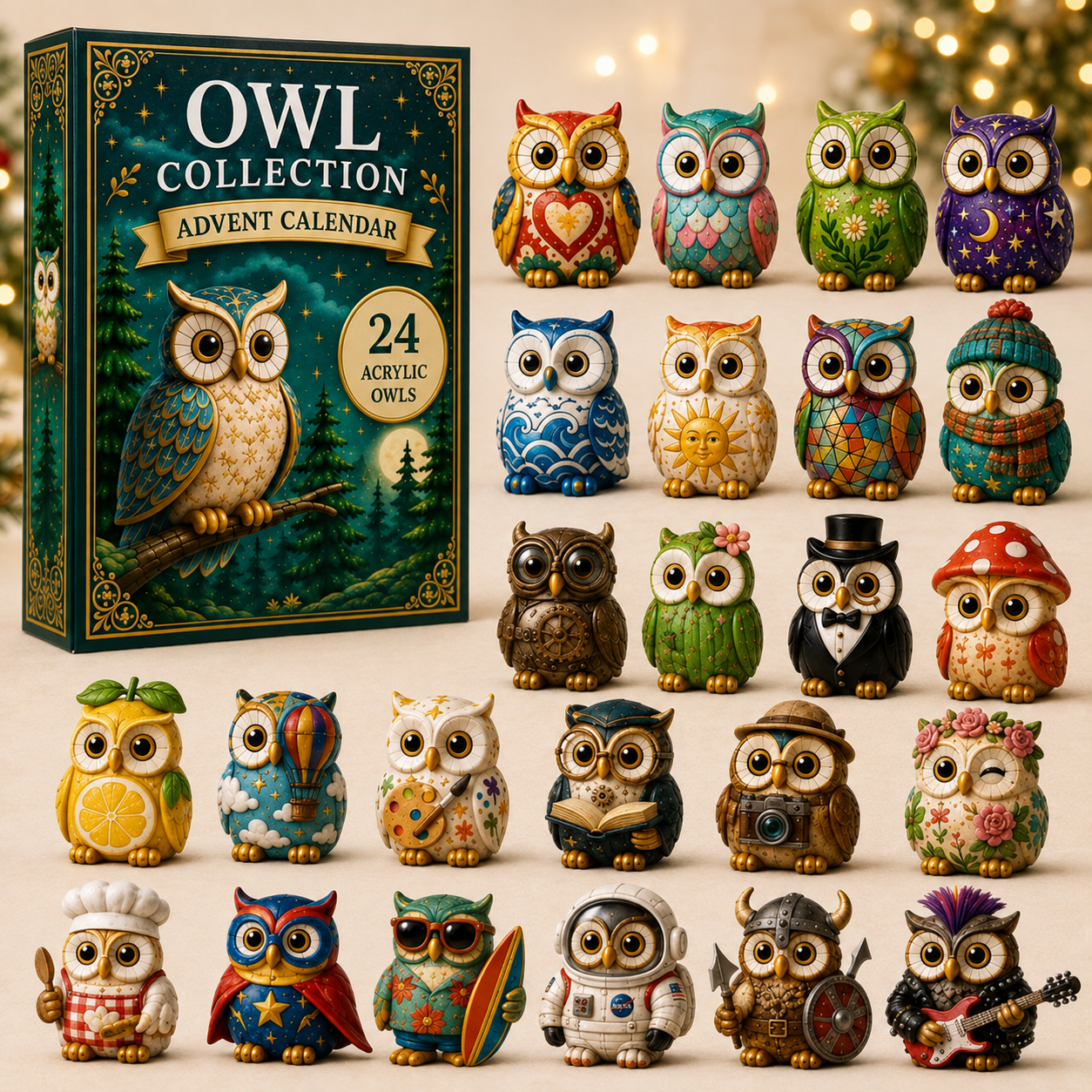 🦉🎁Whimsical Owls Advent Calendar 2026