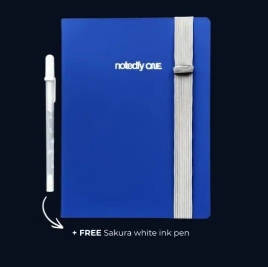 🎨📘 Think in Color Creative Notebook – 140 GSM Pages + Free White Gel Pen