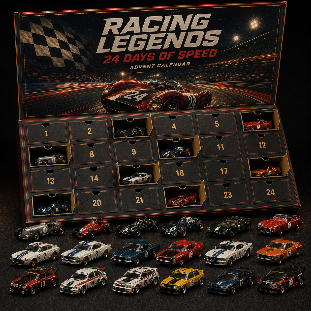Racing Legends Advent Calendar — 24 Days of Speed