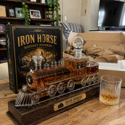 🚂 Iron Horse Whiskey Train Decanter
