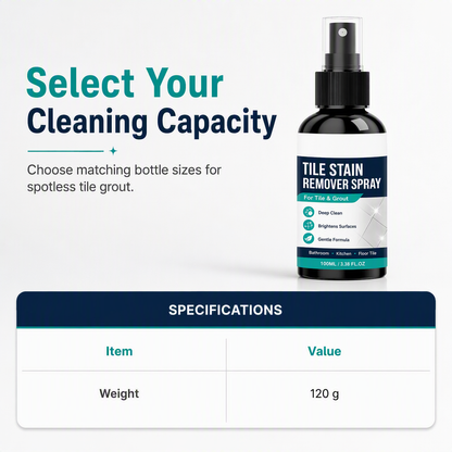 🧼🎯Grout Cleaning Spray – Easy Care for Tile Lines & Damp-Area Stains