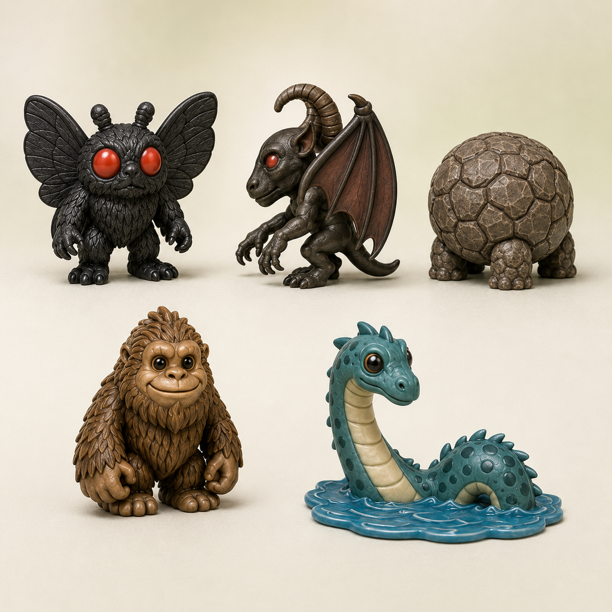 👁️North American Cryptids Blind Box – Complete 24-Piece Collection • 24 Legends • 24 Mysteries