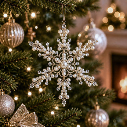 Beaded Snowflake Ornament DIY Kit