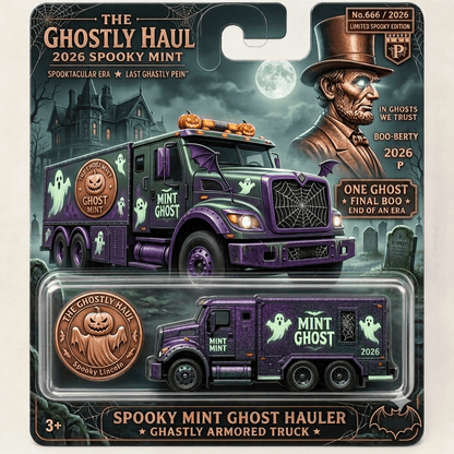 🔥🎁Spooky Mint Ghost Hauler – 2026 Halloween Collector’s Edition