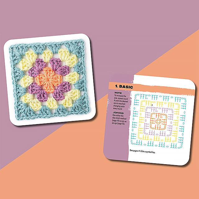 🧶✨ 50-Design Crochet Inspiration Card Set – Portable Stitch, Pattern & Color Guide