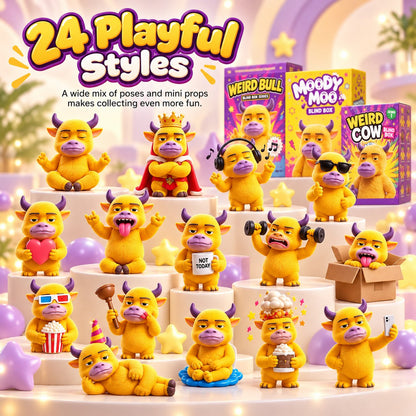 🐮 Crazy Cow Blind Box Figures