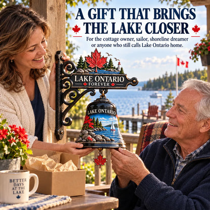 🍁 Lake Ontario Forever Hanging Bell 🔔