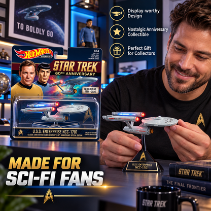 🖖 STAR TREK 60TH ANNIVERSARY U.S.S. ENTERPRISE NCC-1701 COLLECTIBLE