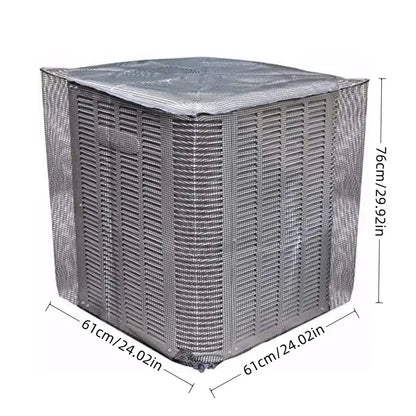 ❄️🍂 Heavy-Duty Mesh AC Cover – All-Season Outdoor Protection