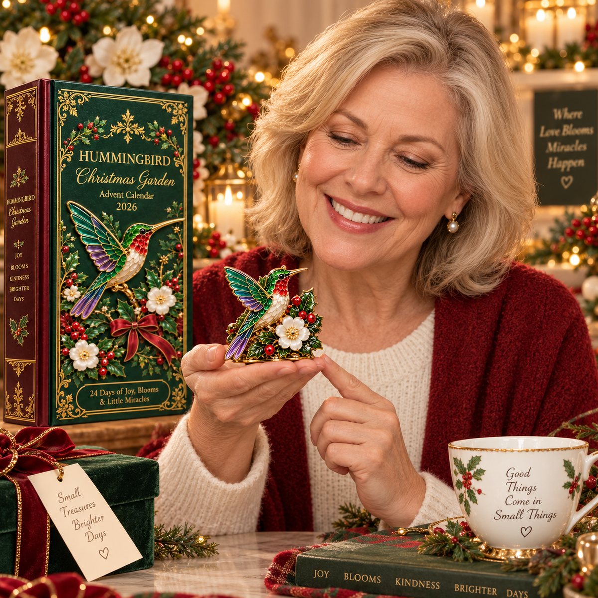 24 Days of Joy in Bloom — Hummingbird Christmas Garden Advent Calendar 2026
