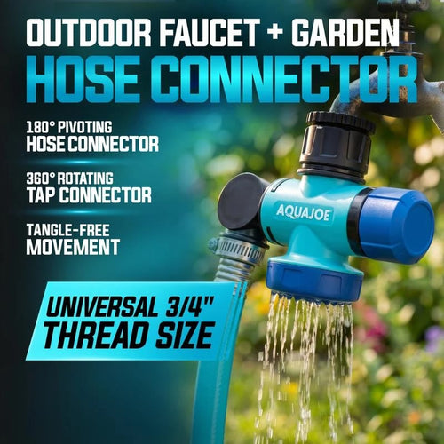 360° Rotating Garden Hose Tap Connector