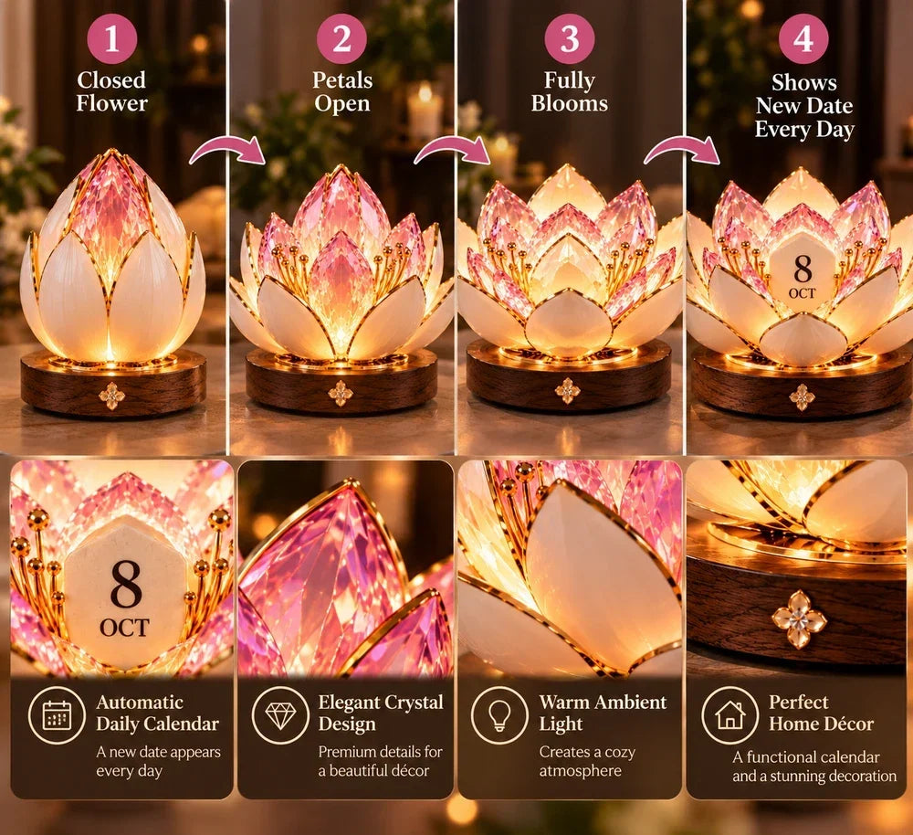 ✨DailyBloom™ – Automatic Blooming Perpetual Calendar