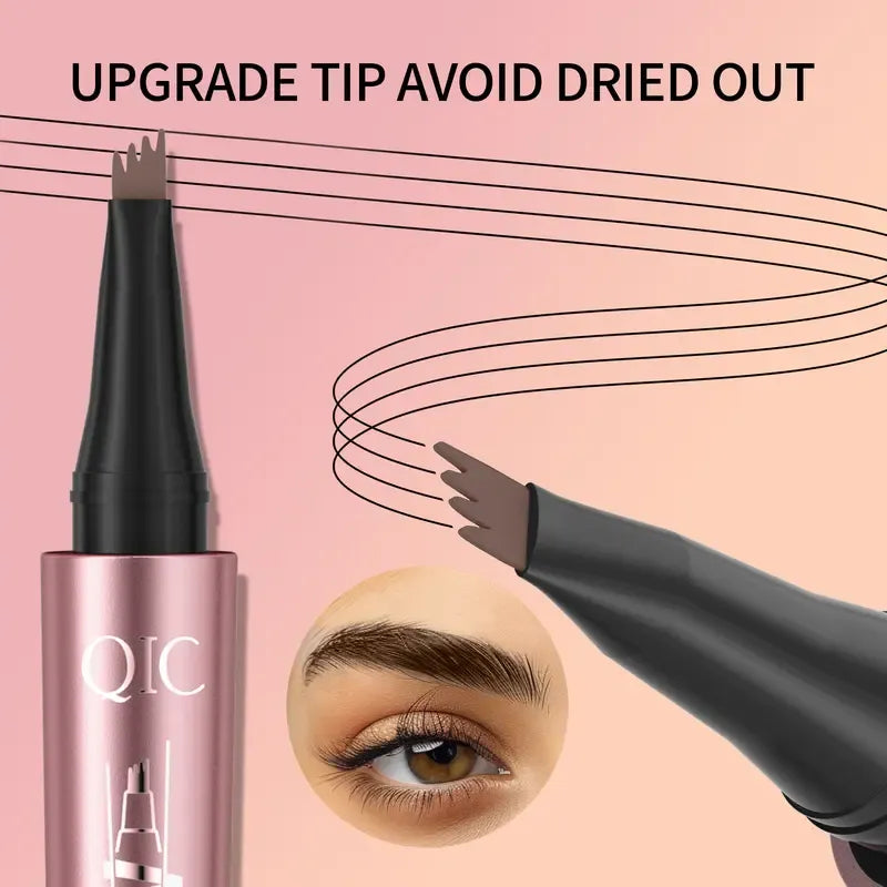 🎁Buy 1 Get 1 Free✨Waterproof Micro-Fork Eyebrow Pencil, Long-Lasting Brow Pen for Natural Hair-Like Strokes