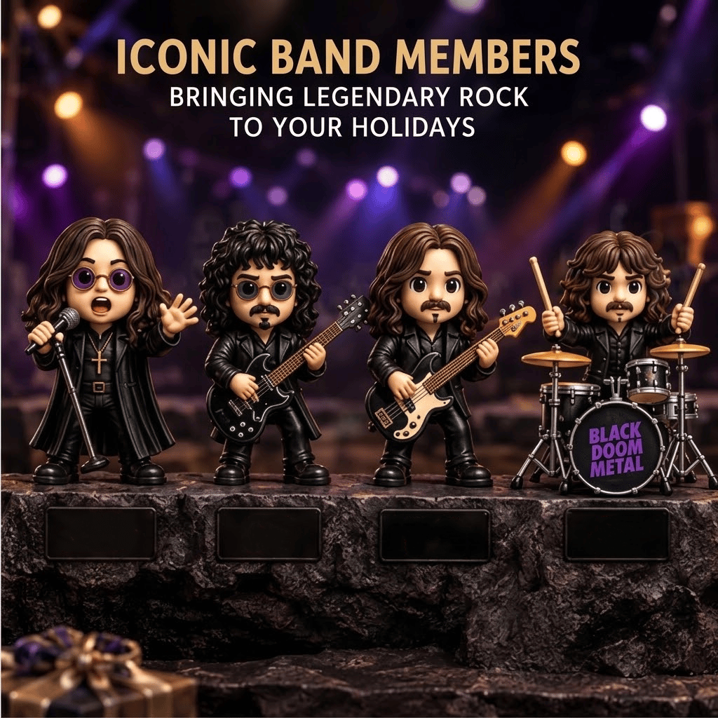 🔥In stock 100pcs - Shipment within 24 hours🦇 Welcome to the Birth of Heavy Metal：Black DOOM METAL 2026 Legacy Advent Calendar