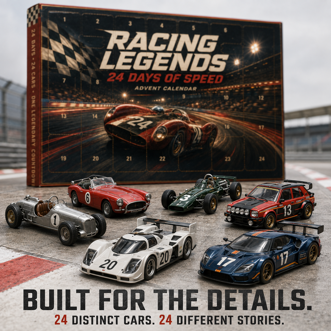Racing Legends Advent Calendar — 24 Days of Speed