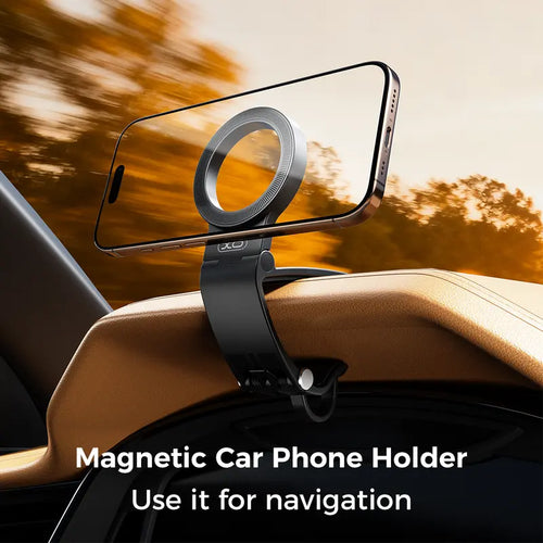 Strong Magnetic Car Phone Mount – 360° Adjustable Dashboard & Windshield Holder