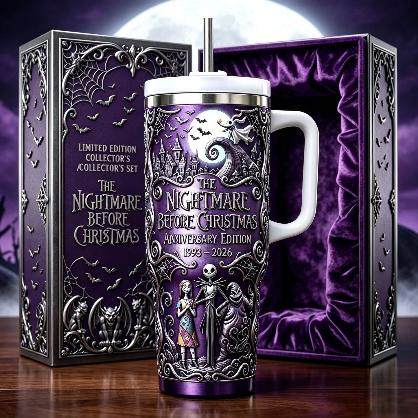 33rd Anniversary Gothic Limited Edition Stainless Steel Tumbler