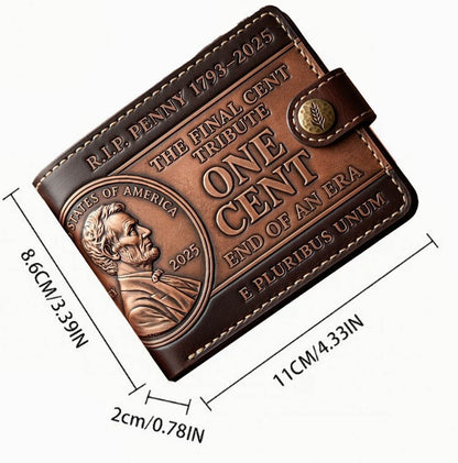 THE FINAL CENT Leather Wallet