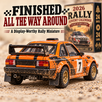 🏎️ 2026 Rally Racing Advent Calendar – 24 Days of Dirt & Speed, 24 Collectible Rally Cars