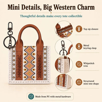 🔥HOT SALE🔥🤠Southwestern Mini Tote Blind Box – Unbox a Little Western Surprise