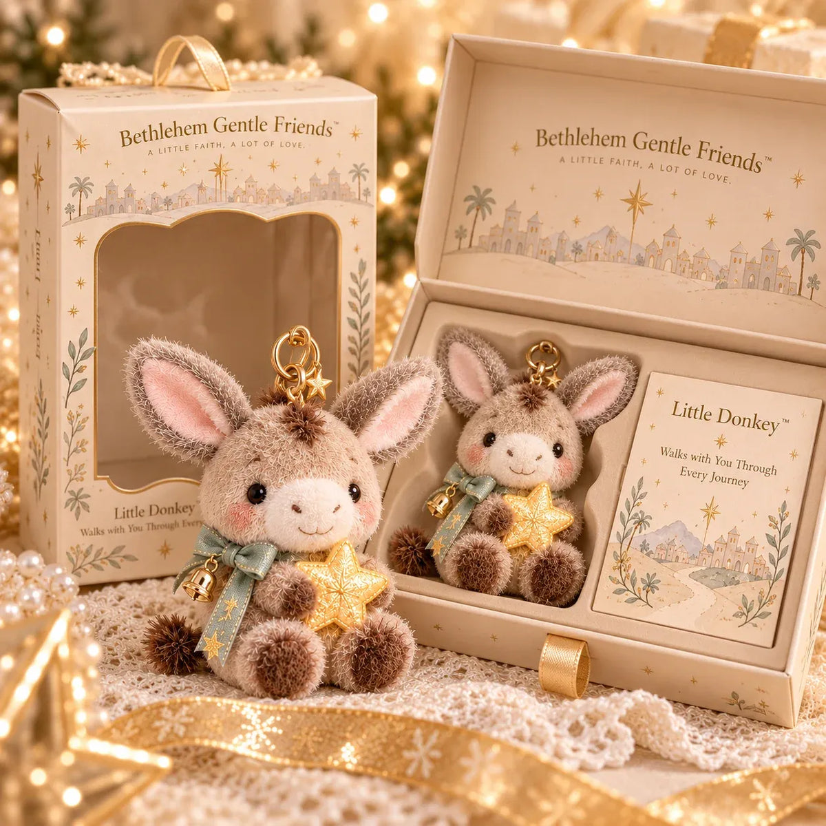 ✝️ Bethlehem Gentle Friends | 6 Faith-Inspired Plush Keepsakes with Meaningful Message Cards 💕