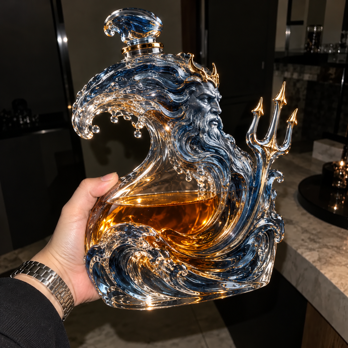 🔱 Poseidon’s Wrath — Limited Collector’s Edition Decanter