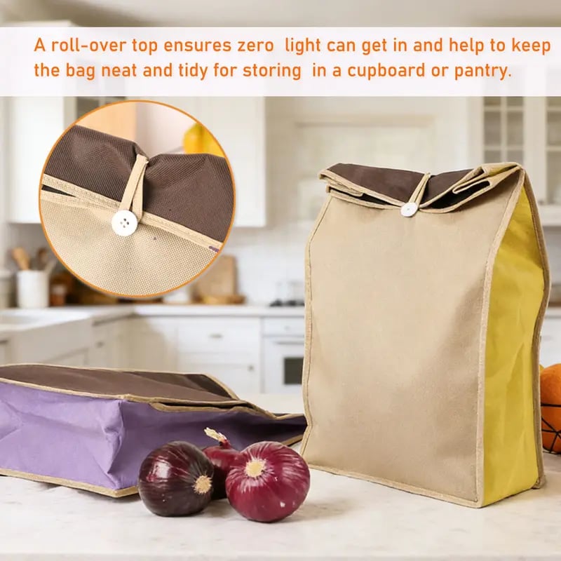 🎁LAST DAY 50% OFF- Reusable Self Sealing Potato & Onion Storage Bags