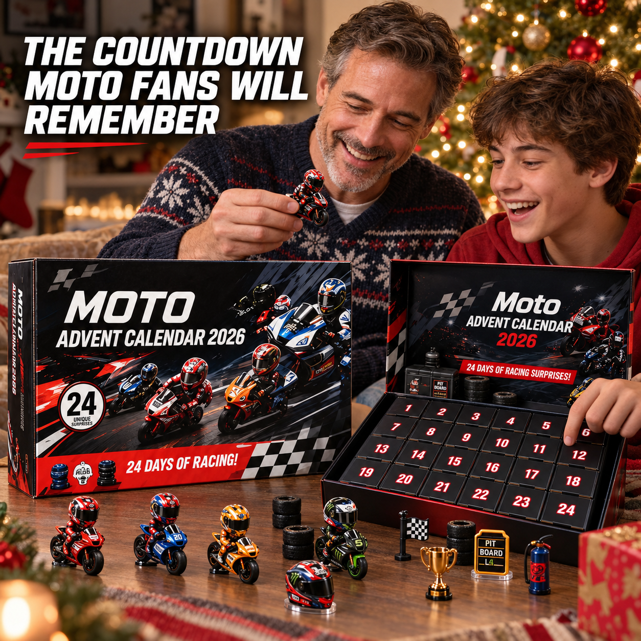 🏍️2026 MOTO Racing Advent Calendar – 24 Days of Motorcycle Racing Surprises