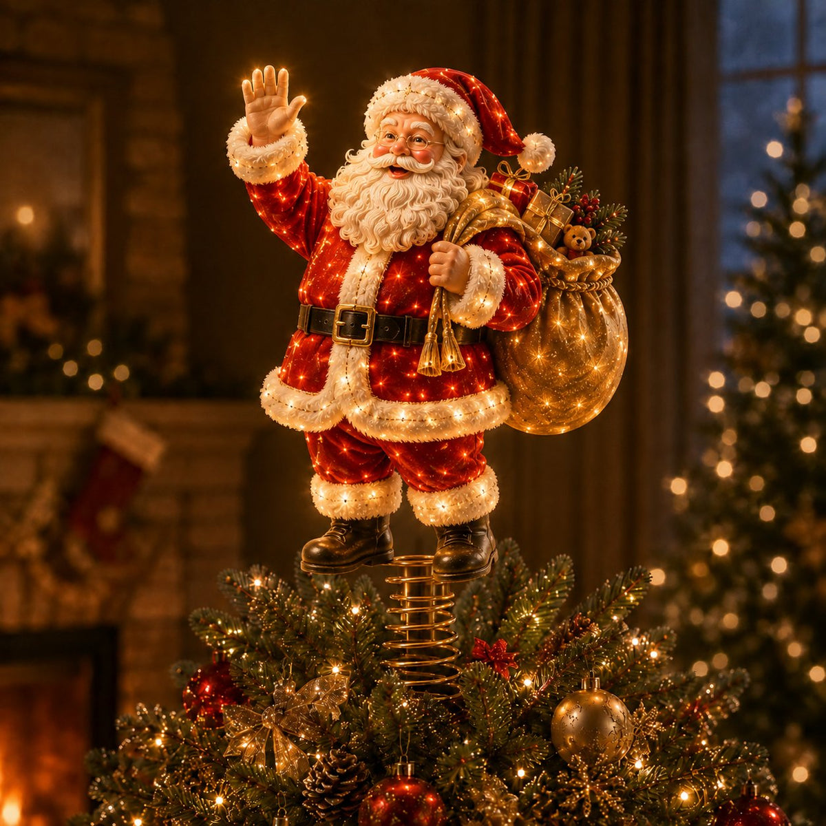 ⏳ Last Day 49% OFF – 🎅  Lighted Christmas Tree Topper Collection | 7 Festive Character Designs To Transform Your Tree Into A Holiday Showpiece ✨
