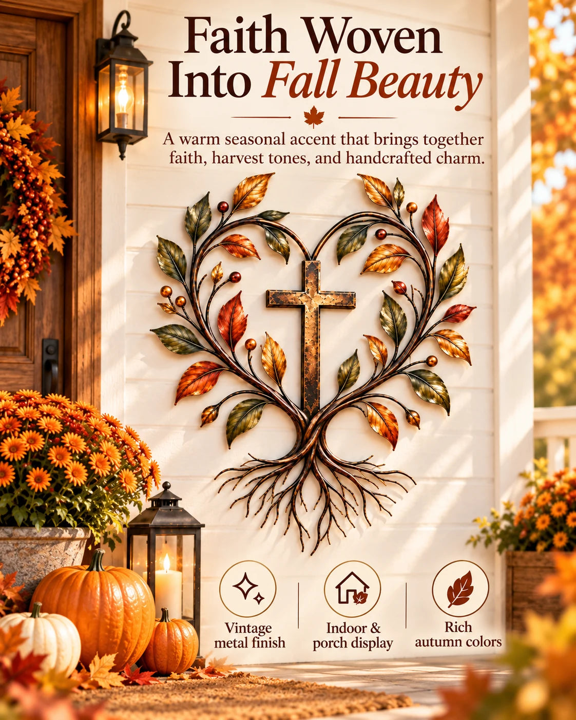 Faith Tree of Life autumn wall decor
