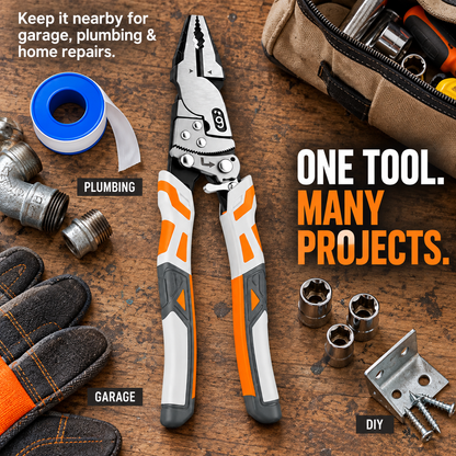 🔧 Self-Locking Ratchet Pliers – Secure Grip, Less Effort🔥